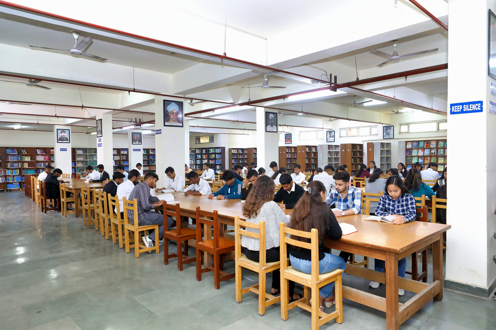 Modern library at ACEM